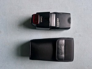 Canon Speedlite 430EX II Flash Accessory for Canon EOS Digital Cameras & case