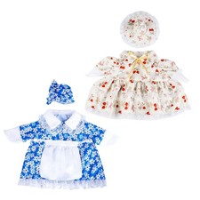 1x Porch Goose Outfits Pastoral Style Porch Goose Clothes With Hat For 23" Goose