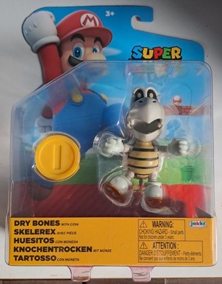 Nintendo Skelerex Dry Bones Koopa Super Mario Bros Actionfigur Jakks Figur
