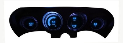 Intellitronix 1969-1970 Ford Mustang LED Digital DP7003 - Blue DP7003B
