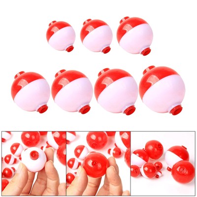 0,5 2 Zoll Float Bobber Runde Push Button Angeln Schwimmt Angelgerät