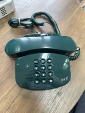 Vintage Retro BT Duet 200 Plus Corded Green Telephone - Film Prop  - EB3P703D