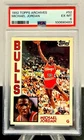 MICHAEL JORDAN (HOF) 1992-93 TOPPS ARCHIVES EX-MT INSERT CARD #52 PSA 6