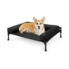 Elevated Raised Dog Bed-Cooling Outdoor Dog Cot Bed for Medium Sized Dogs Thr...