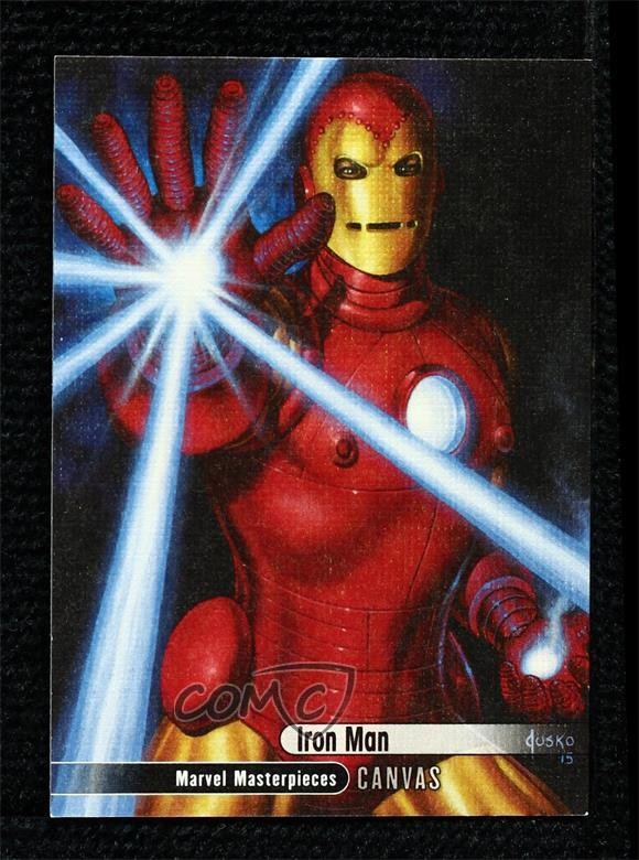 2016 Upper Deck Marvel Masterpieces Canvas High Series Iron Man #96 1mg8