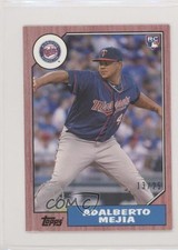 2017 Topps Mini Update Series 1987 Design Red 13/25 Adalberto Mejia #US87-50 1c7