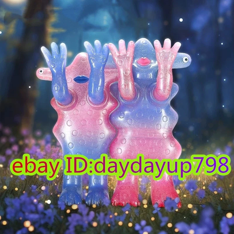 MINDstyle Chicrins Yone Yonemoto Summer Pink Blue ABS PVC Figure Toy H17CM/6.7in - Imagem 3 de 4