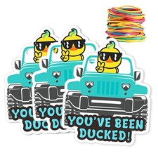 You'Ve Been Ducked, Duck Tags, Cute Duck Tags, Duck Duck Tags, Ducking Game Card