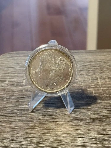 Morgan Silver Dollar 1904 $1 Coin New Orleans 0.9 Fineness Silver Uncertified