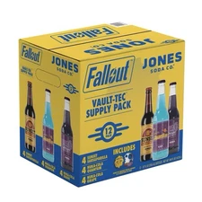 Jones Soda Fallout Vault-Tec Supply Pack 12-Bottle Case Limited Edition Sealed