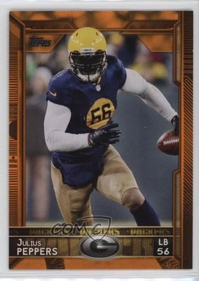 2015 Topps Factory Set Hobby Orange /75 Julius Peppers #14 HOF yj7
