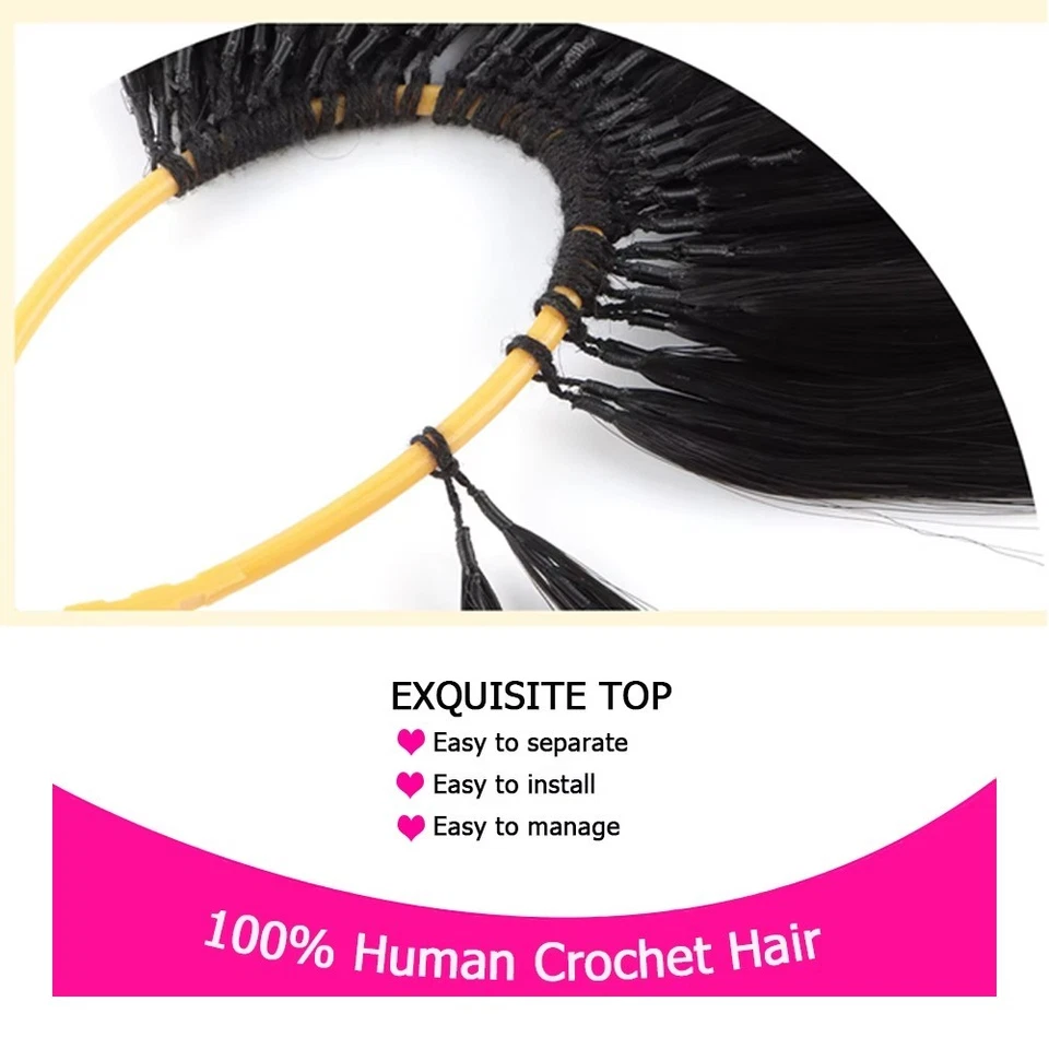 12A крючком человеческих волос узелок бирманский вьющиеся человеческие плетеные волосы шиньоны 20» - Изображение 3 из 4