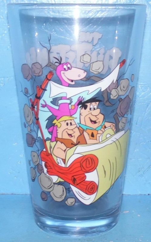 PGCA 2020 Annual Meeting Toon Tumblers Glass The Flintstones Fred Barney Dino