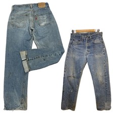70s 80s vintage levi's 501 XX redline denim jeans selvedge Tagged 32x34 30x30 
