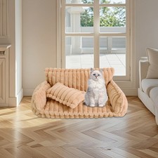Pet Couch Soft Couch For Pets With Removable Washable Cover Fluffy Cat Beds