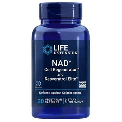 Life Extension Optimierter NAD+ Cell Regenerator Resveratrol 300mg 30 Kapseln