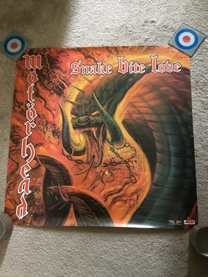 Official Europe Steamhammer Promo Poster Motorhead Snake Bite Love 24 x 24 1998