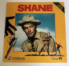 SHANE Laserdisc LD EXCELLENT CONDITION RARE GREAT FILM ALAN LADD JACK PALANCE