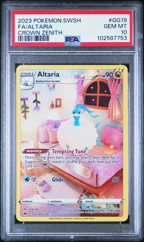 Altaria GG19/GG70 Sword Shield Crown Zenith Pokemon PSA 10 *753