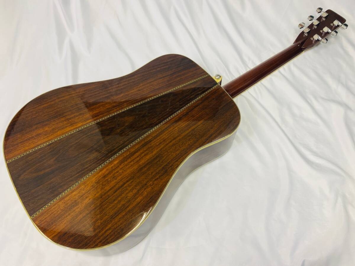 Acoustic Guitar Morris W-80 Solid Top Natural Made in Japan with