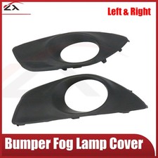 Pair Front Fog Lamp Cover Left Right Side Fit For 2010-2012 Hyundai Santa Fe