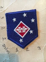 vintage USMC 1st M.A.C. MARINE AMPHIBIOUS CORPS Engineers Patch 7/25 c/e no glow