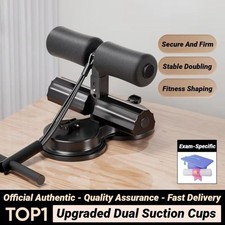 Abdominal Sit Up Equipment Suction Cups Ankle Support Workout Fitness Adjustable