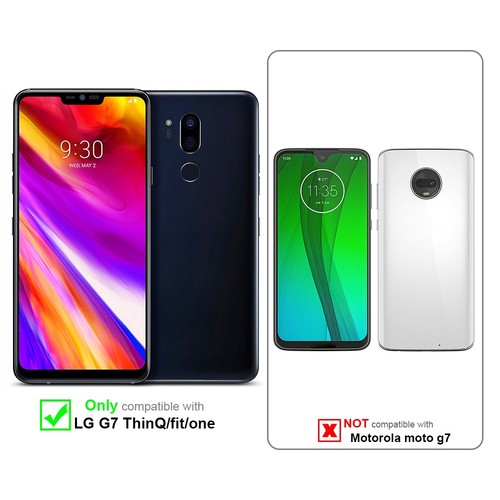 Sunrive Cover compatibile con LG G7 ThinQ, Custodia con supporto di stand e in Pelle artificiale per carte di credito Portafoglio Flip Chiusura Magnetica bumper(Q delfino