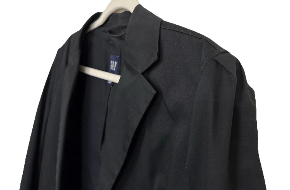 Chaqueta Blazer GAP Mujer 16 Botones Únicos NEGRA Foto 4 de 4