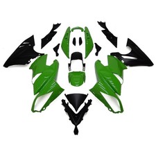 ABS Injection Fairing Kit ER-6F 650r 2009-2011 Gloss Green Black Aftermarket