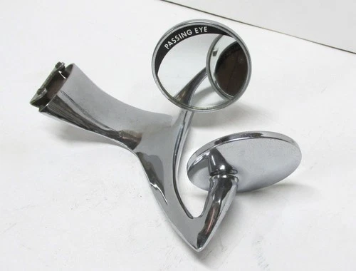 Passing Eye Mirror Vintage 30s 40s 50s Accessory Cars Trucks Rat Rods