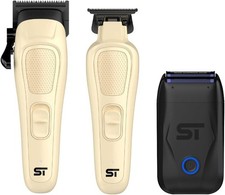 Supreme Trimmer Darkstar82 Hair Clipper, Trimmer Foil Shaver Bundle Sand