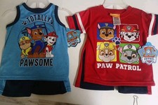 2 --NWT Boys Size 12M-- Paw Patrol Short Outfits Please See Description