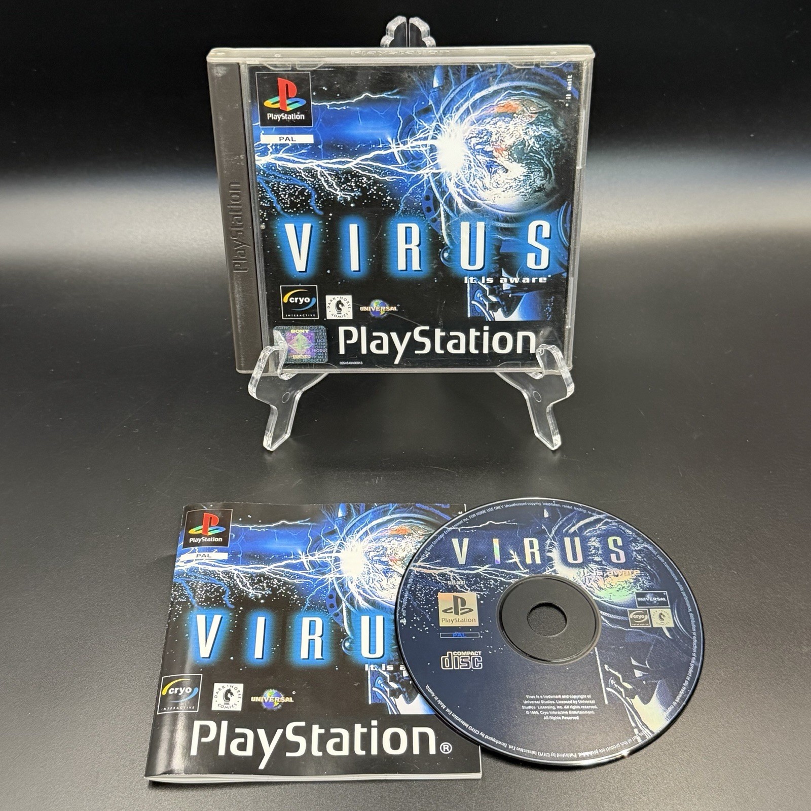 Virus (PAL, 1999) Game for Sony Playstation 1 Boxed with Manual Included RARE