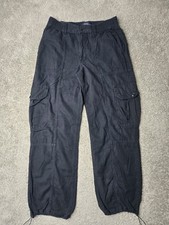 Aeropostale Utility Cargo Pants Size Small Color Black Stretch Waist 29x29