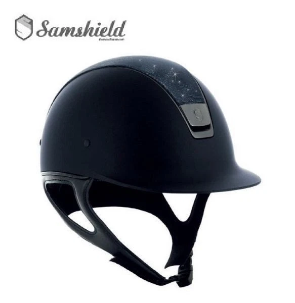 Samshield Reithelm SHADOWMATT Shimmer - navy  Gr. 55S