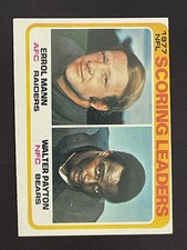 1978 Topps - League Leaders Walter Payton + Errol Mann #334 EX