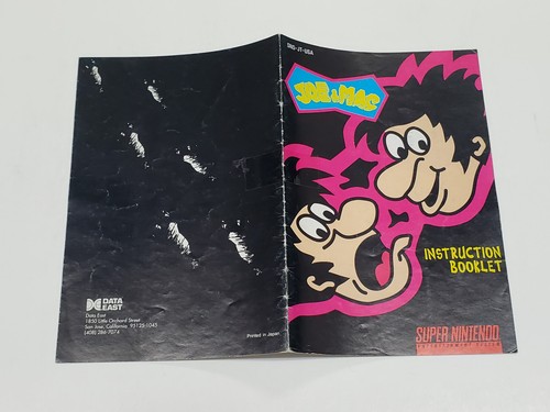 Joe & Mac SNES Super Nintendo Manual Only * - Picture 3 of 13