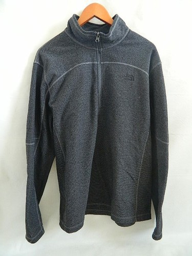 Mens North Face Dark Gray 14 Zip Fleece 