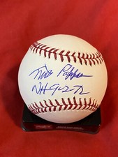 MILT PAPPAS AUTOGRAPHED SIGNED MAJOR LEAGUE BASEBALL OML 