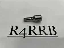 Snap-on Tools USA NEW 1/4" Drive 4mm Metric Semi Deep 6PT Chrome Socket TMMS4