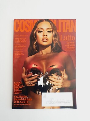 Cosmopolitan Magazine July August, 2023 Latto Music Look Couples Massage.