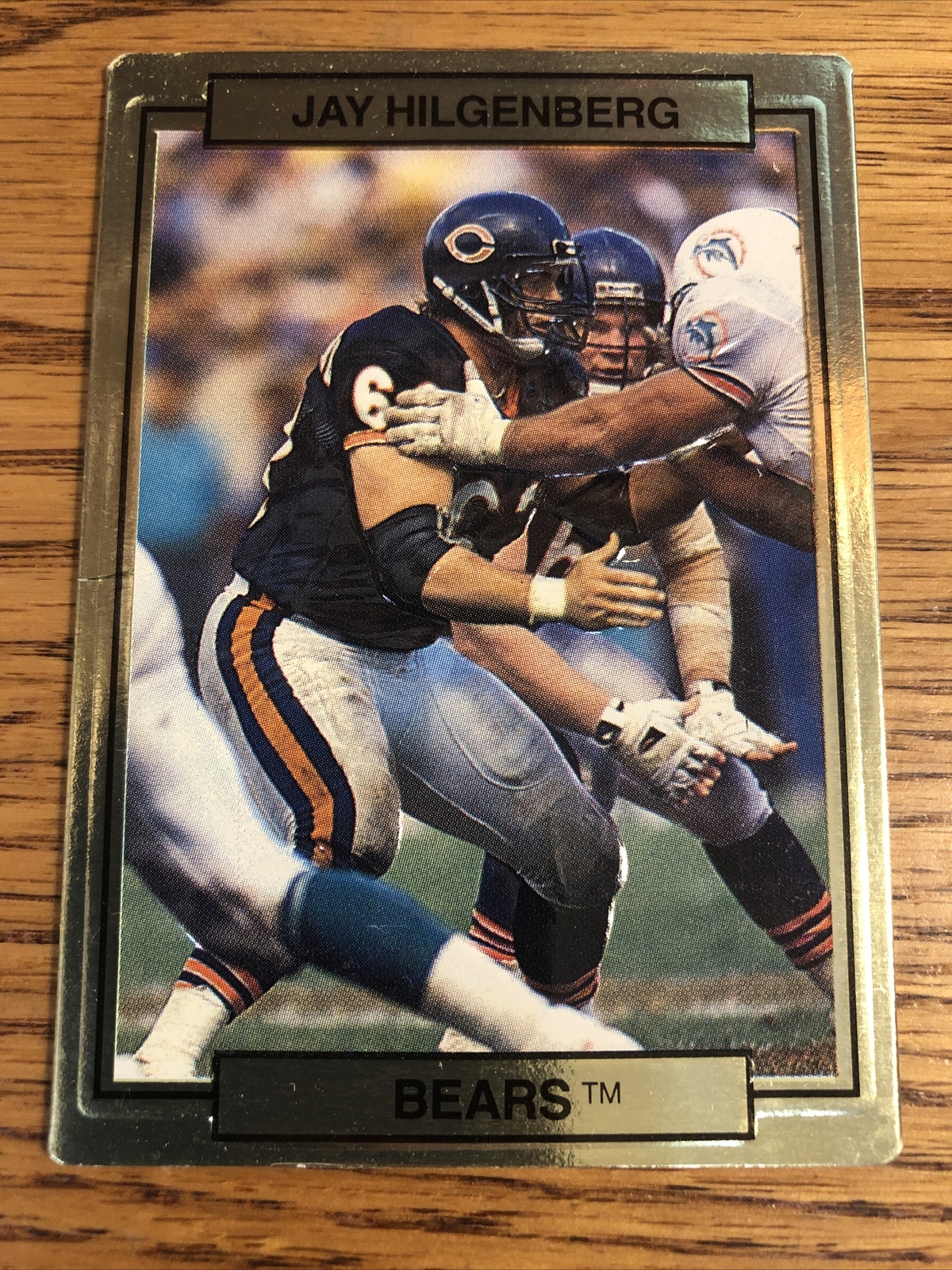 Jay Hilgenberg 1989 Action Packed Test Bears  #7   *7634*