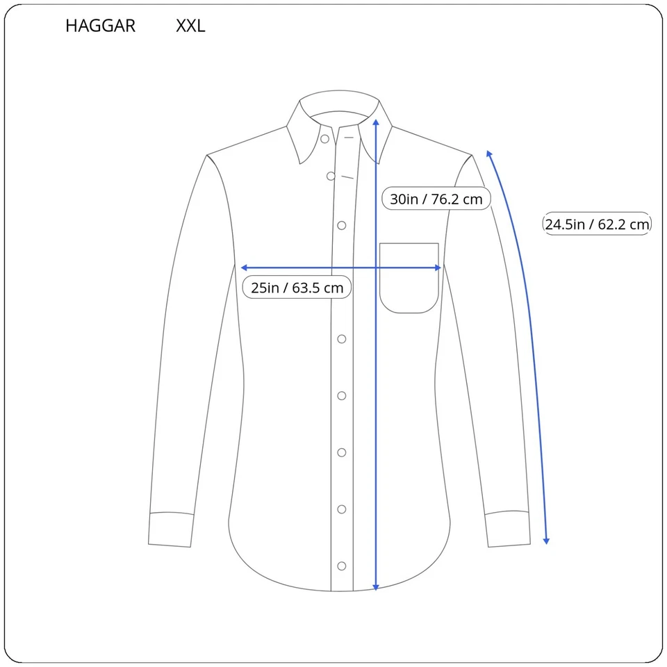 Haggar Mens Shirt XXL Long Sleeve No Iron Brown Tan Stripe Lightweight Collar - Image 2 of 4