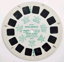 View-Master North American Travel Scenes DR-19 Reel USA Sawyer Copyright 1955