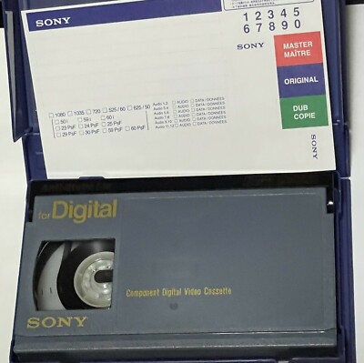 Sony BCT-D12 Digital Betacam Tape | eBay