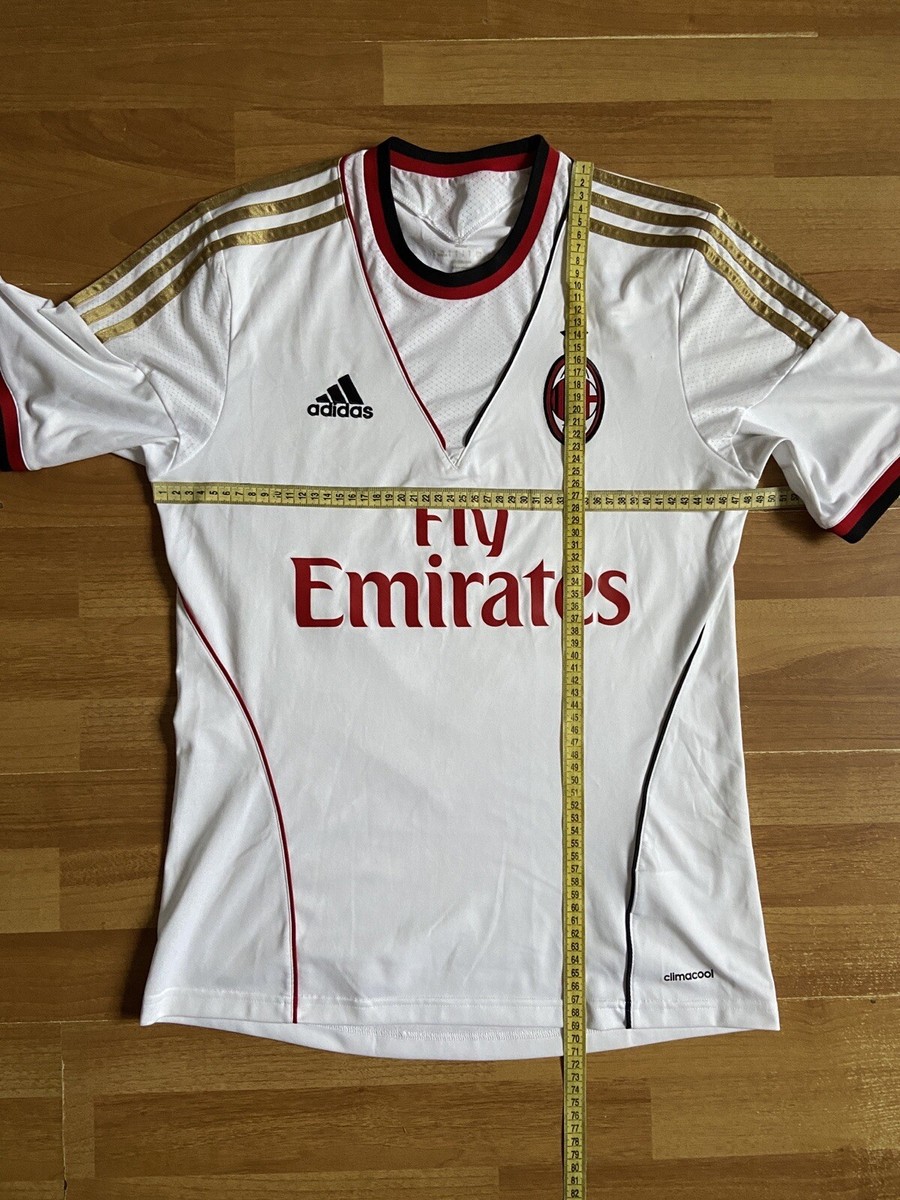 MILAN 2013 2014 AWAY FOOTBALL SHIRT SOCCER JERSEY ADIDAS Z27790 EL