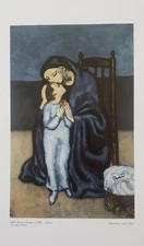 MATERNITÉ, Art Print  by Jacques Villon after Picasso, 10-1/2 by 6-3/4 inches