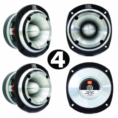 4x JBL Selenium ST450 Trio Car Audio Super Bullet Tweeter 600