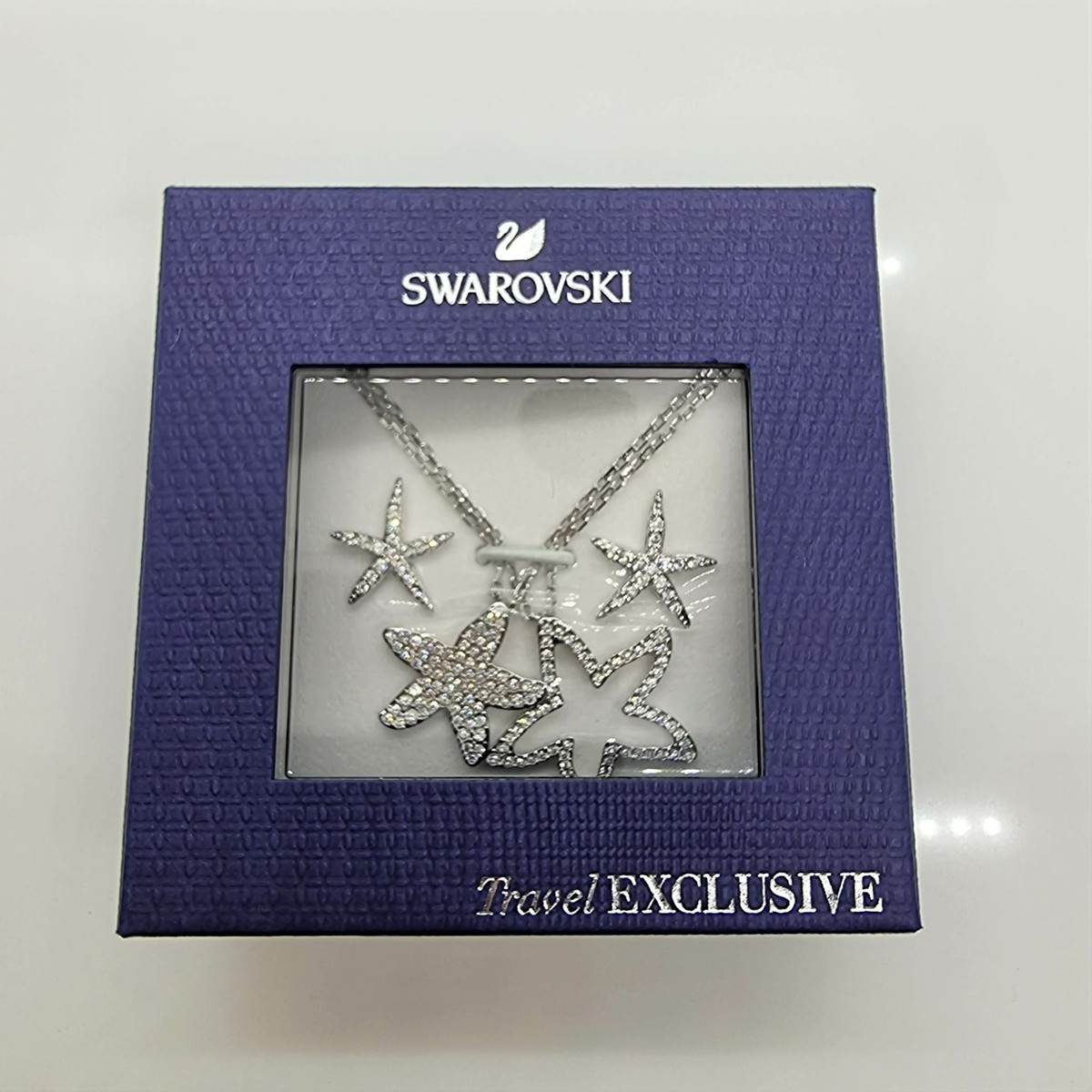Idyllia Pendants Starfish Jewelry Swarovski Starfish Necklace
